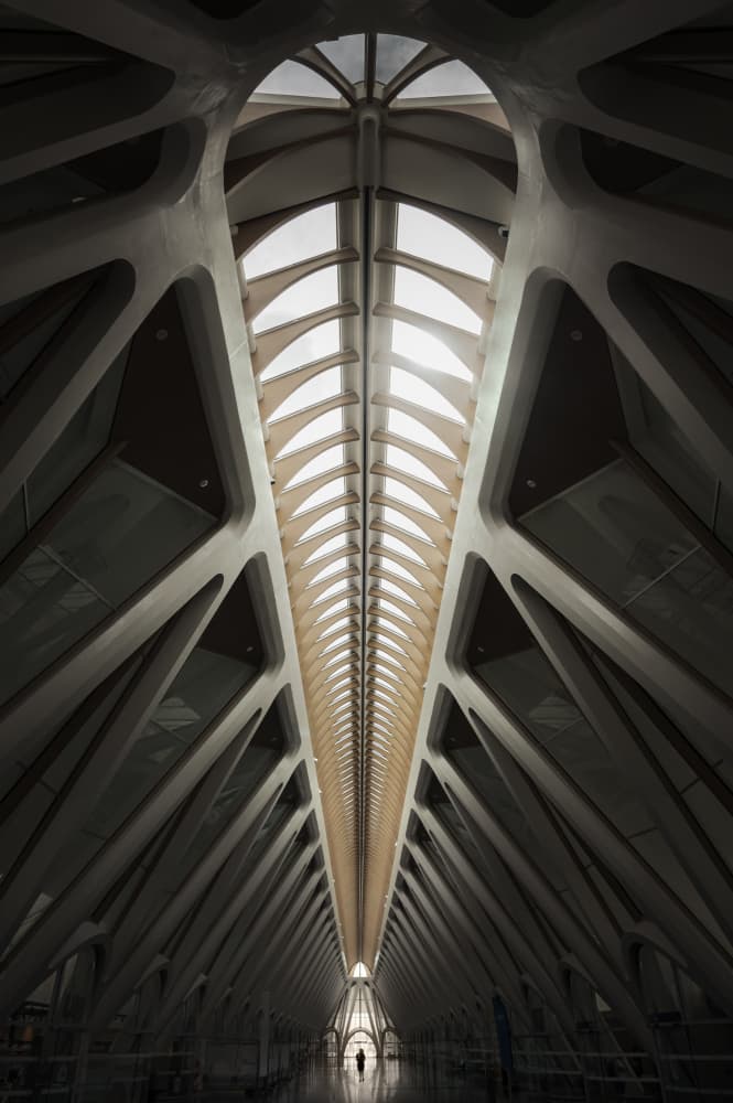 Modern Light Tunnel by Marc Huybrighs — canvas wall art