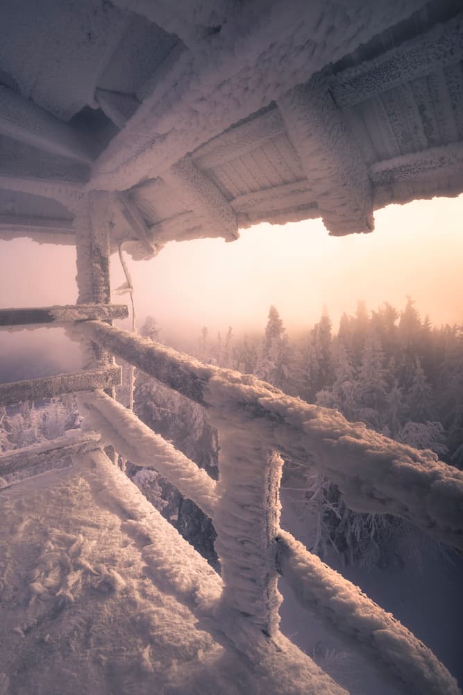 Frozen Winter View by Karol Nienartowicz — canvas wall art