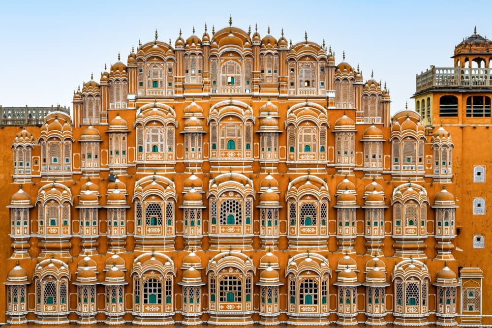 Hawa Mahal Jaipur Palace by Linda Wride — canvas wall art