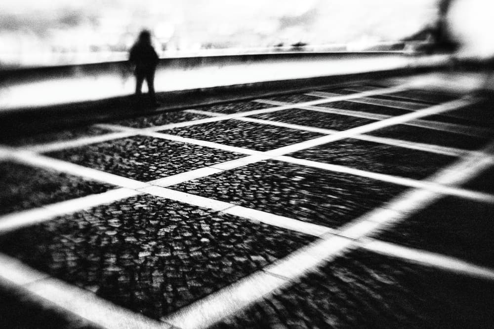 Moody Urban Solitude by Rui Correia — canvas wall art
