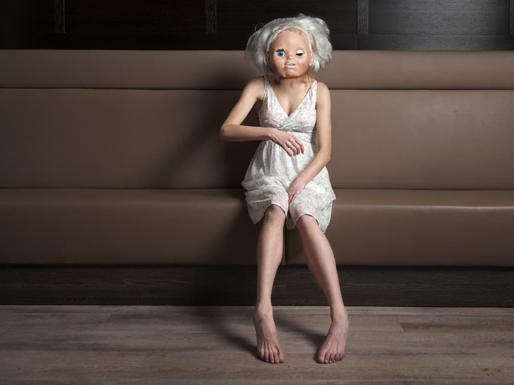 Surreal Doll Woman by Ton Dirven — canvas wall art