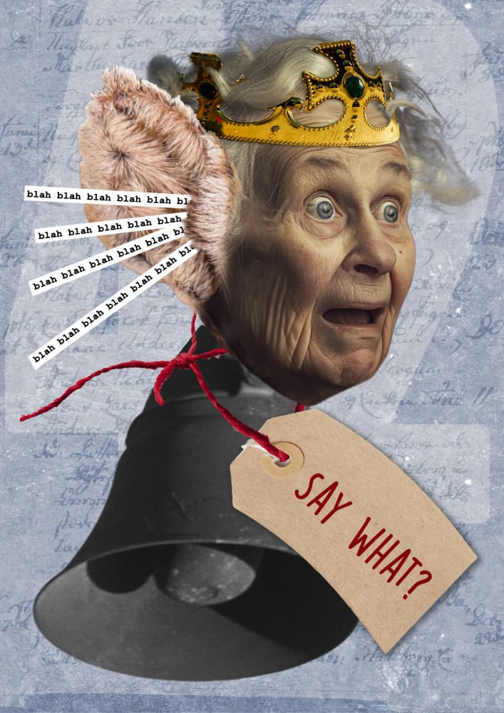Say What Queen by Pia Lilenthal — canvas wall art
