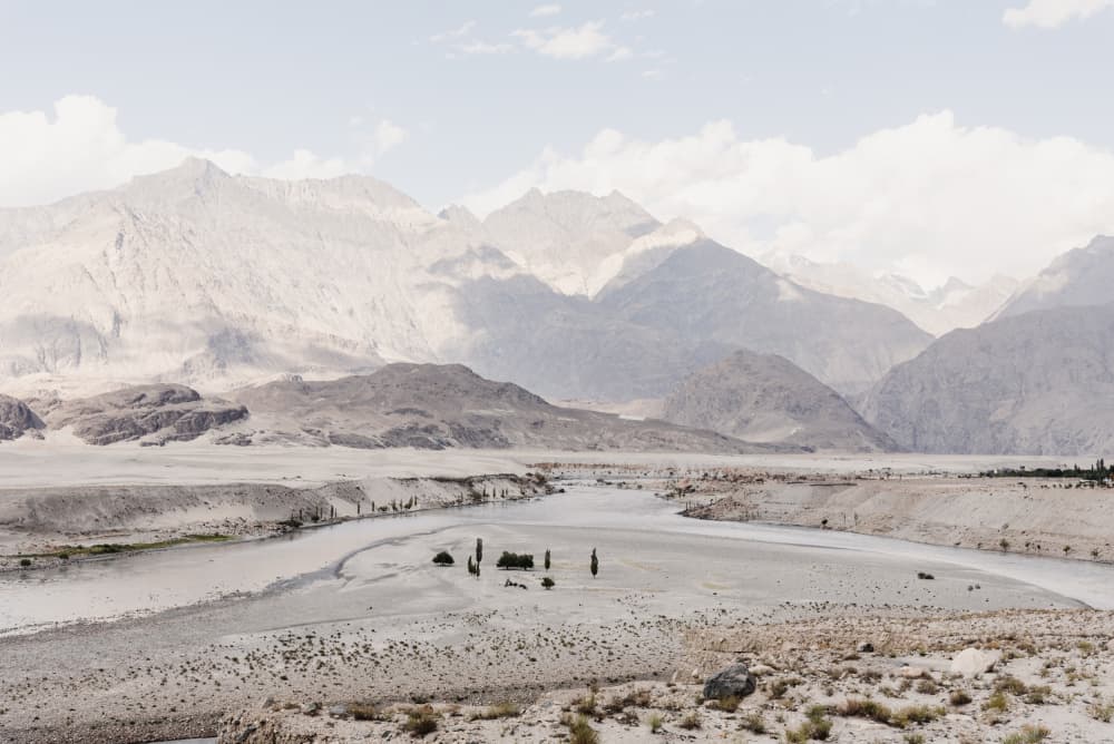 Vast Mountain River Valley by Photolovers — canvas wall art
