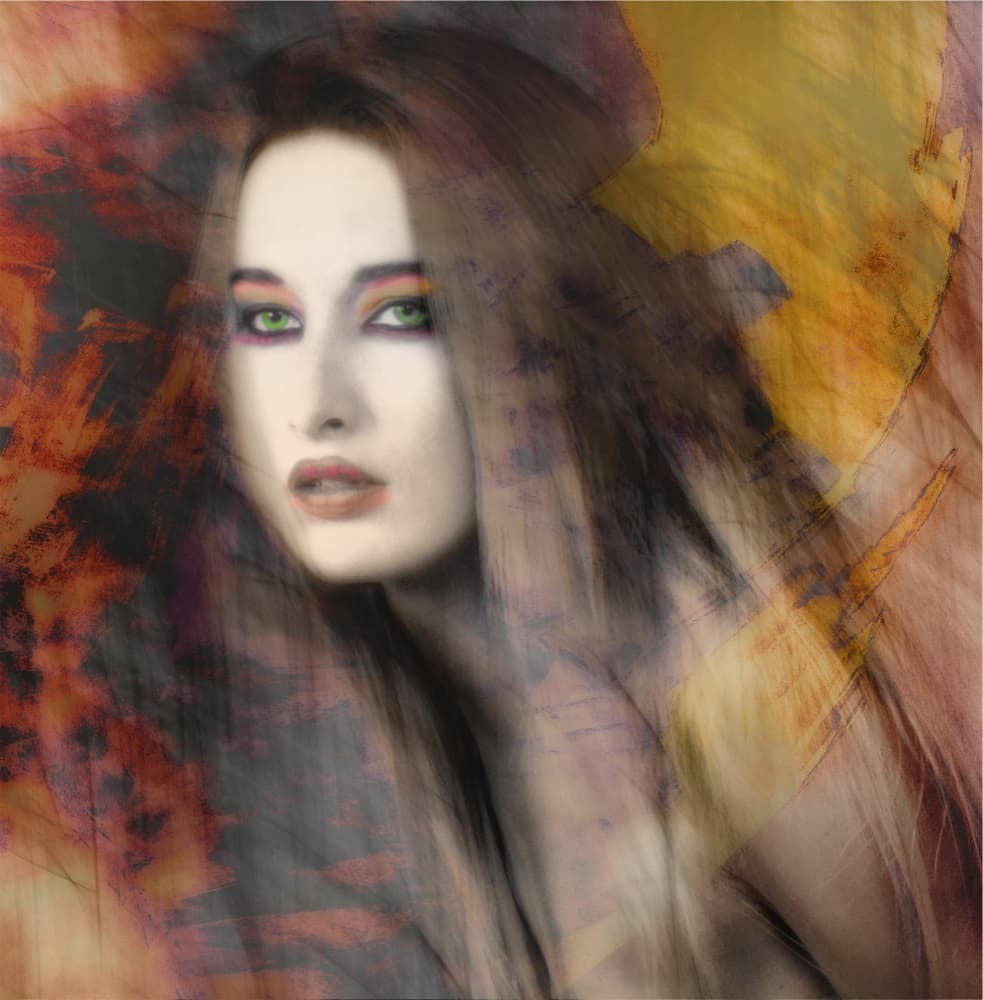 Mysterious Green Eyes by Harry Verschelden — canvas wall art