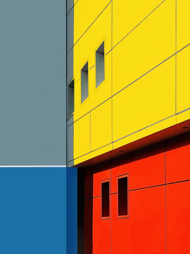 Modern Color Blocks by Arnon Orbach — canvas wall art
