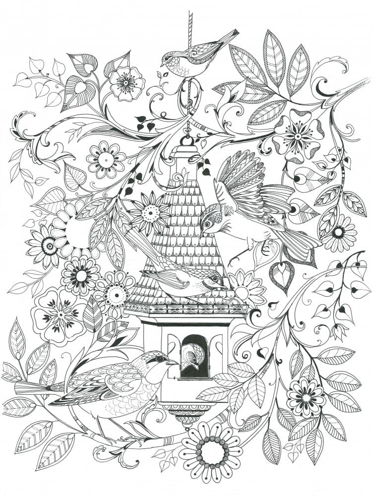 The Bird House 2 by Isabelle Brent — canvas wall art