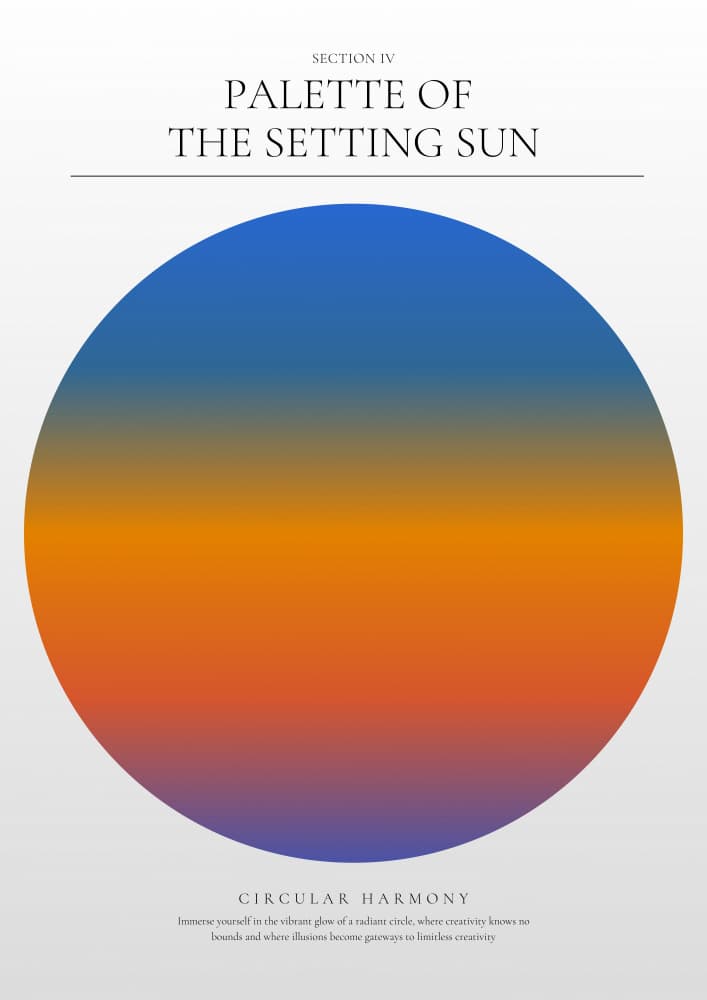Palette of the Setting Sun by RS LAB STUDIO — canvas wall art