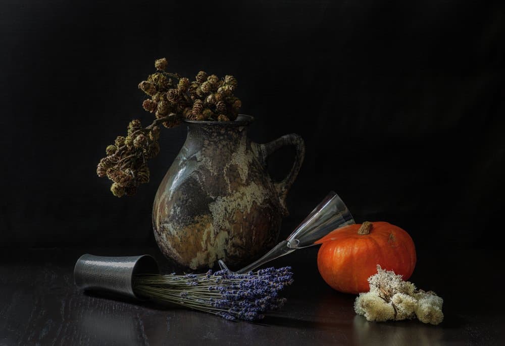 Rustic Autumn Still Life by Jan van der Linden — canvas wall art