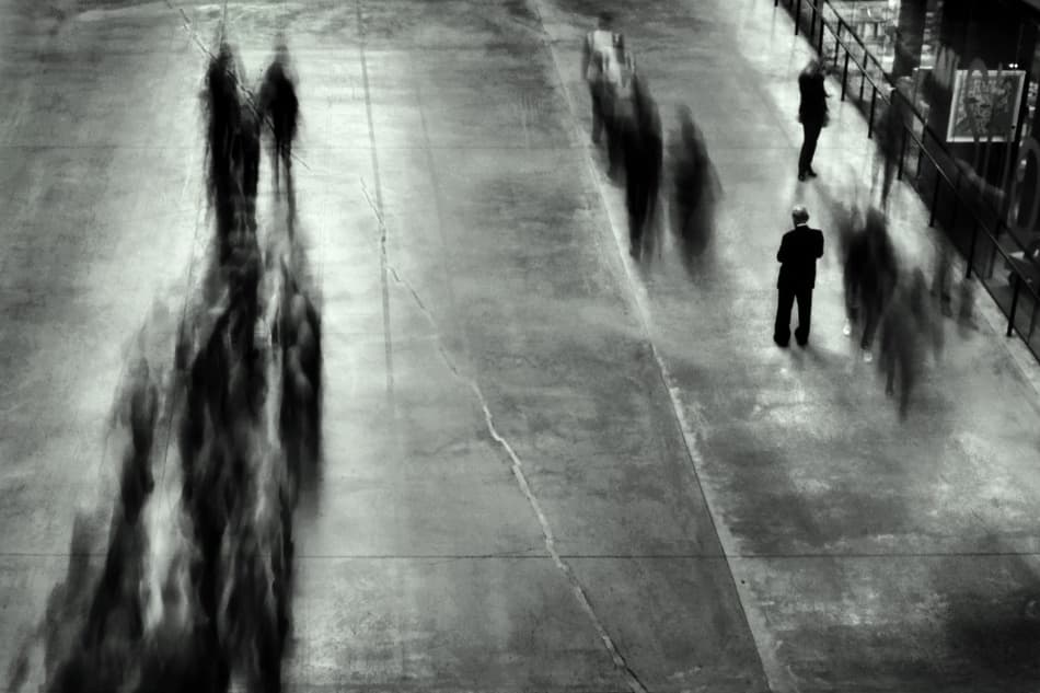 People In Motion by Linda Wride — canvas wall art