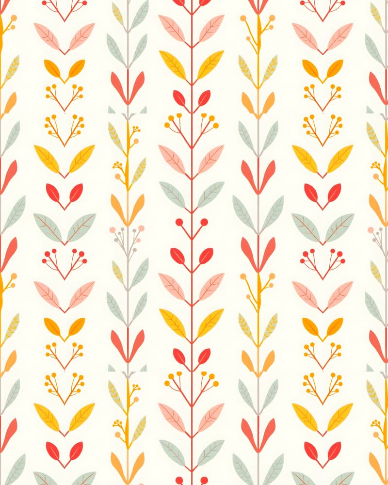 Autumn Leaf Pattern by Kintsugi99 — canvas wall art