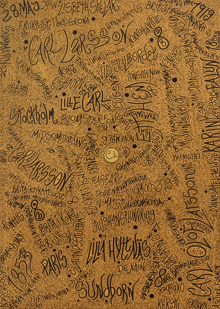 Swedish Text Memoir by Lorenzo A Roe — canvas wall art