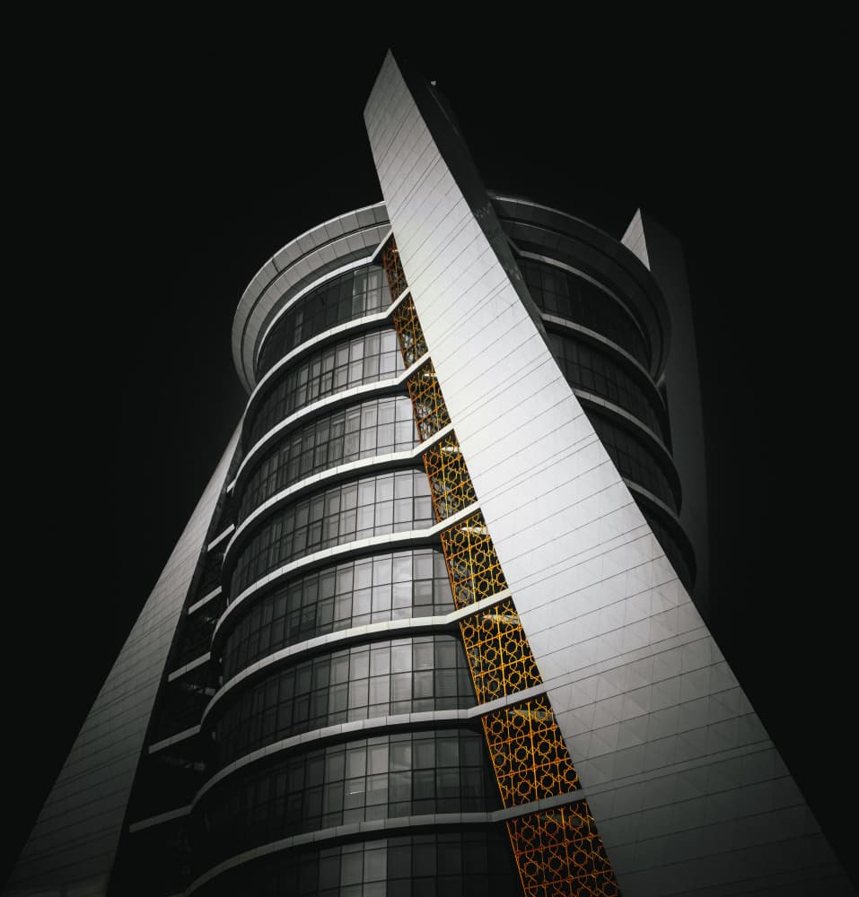 Sleek Urban Architecture by Zina Heg — canvas wall art