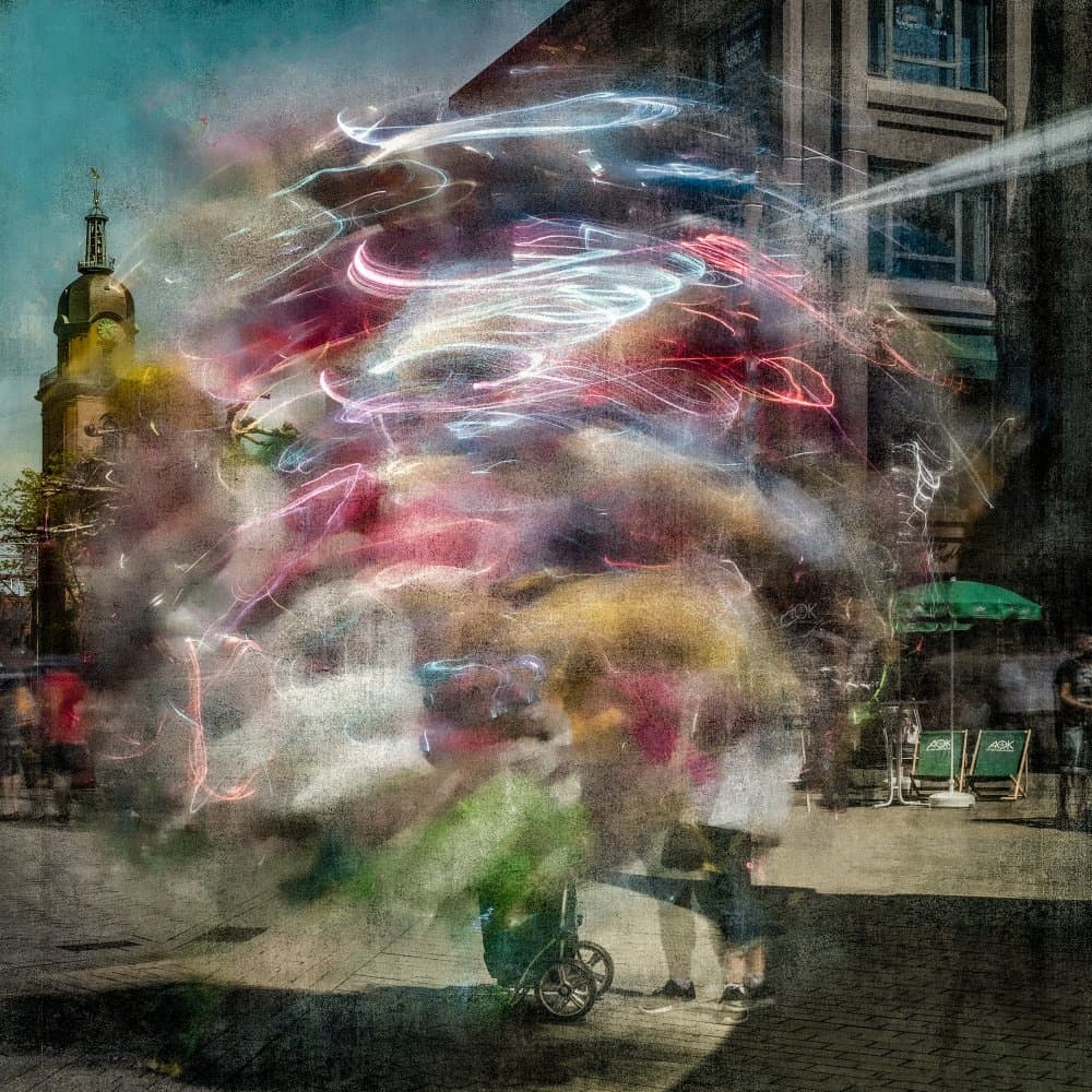 Vibrant City Motion by Stephan Rückert — canvas wall art
