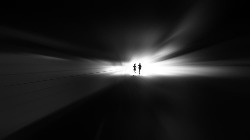 Running Into Light by Huib Limberg — canvas wall art
