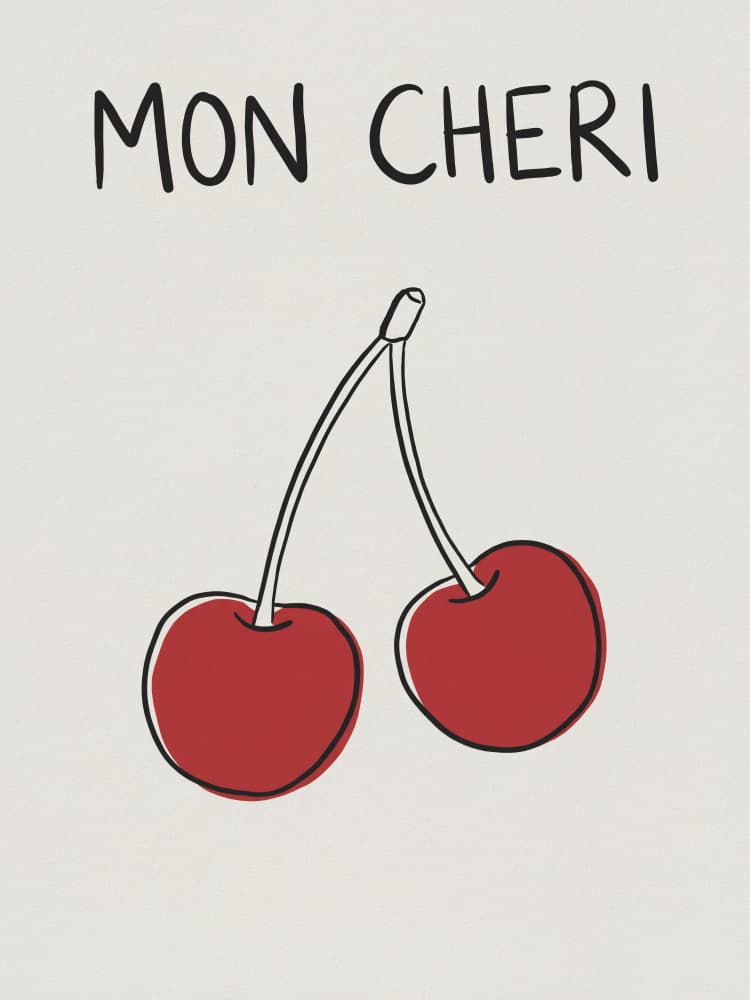 Mon Cheri Cherries by Andreas Magnusson — canvas wall art