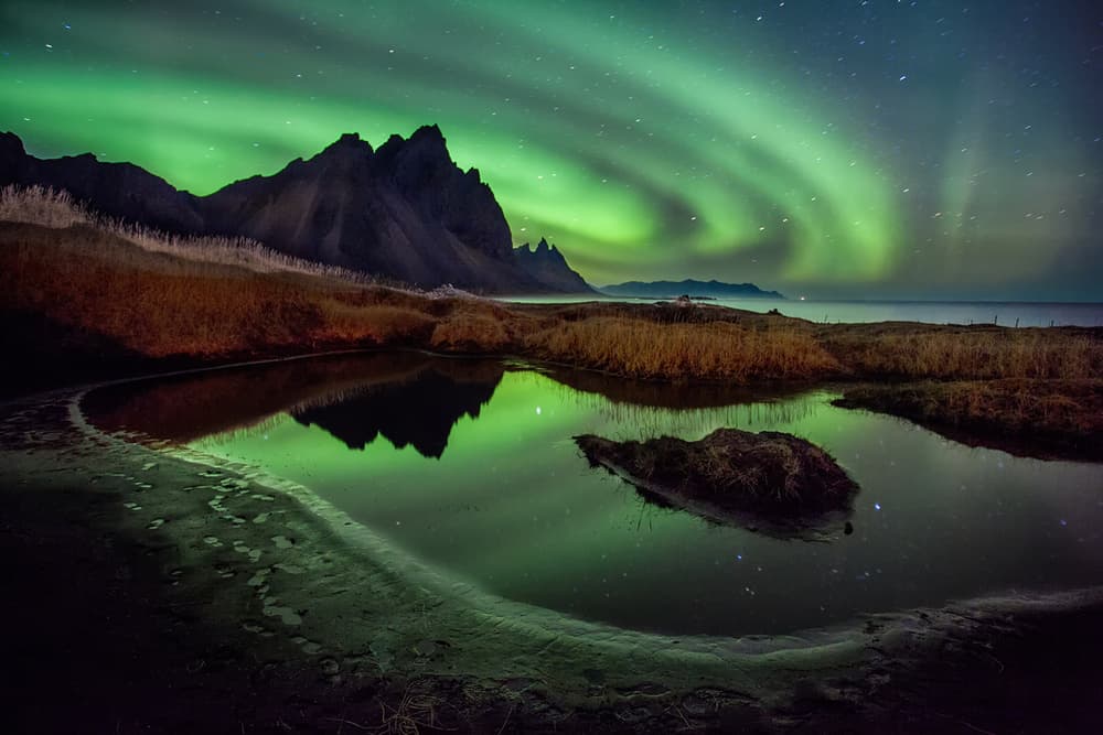 Northern Lights Reflection by Peter Svoboda MQEP — canvas wall art
