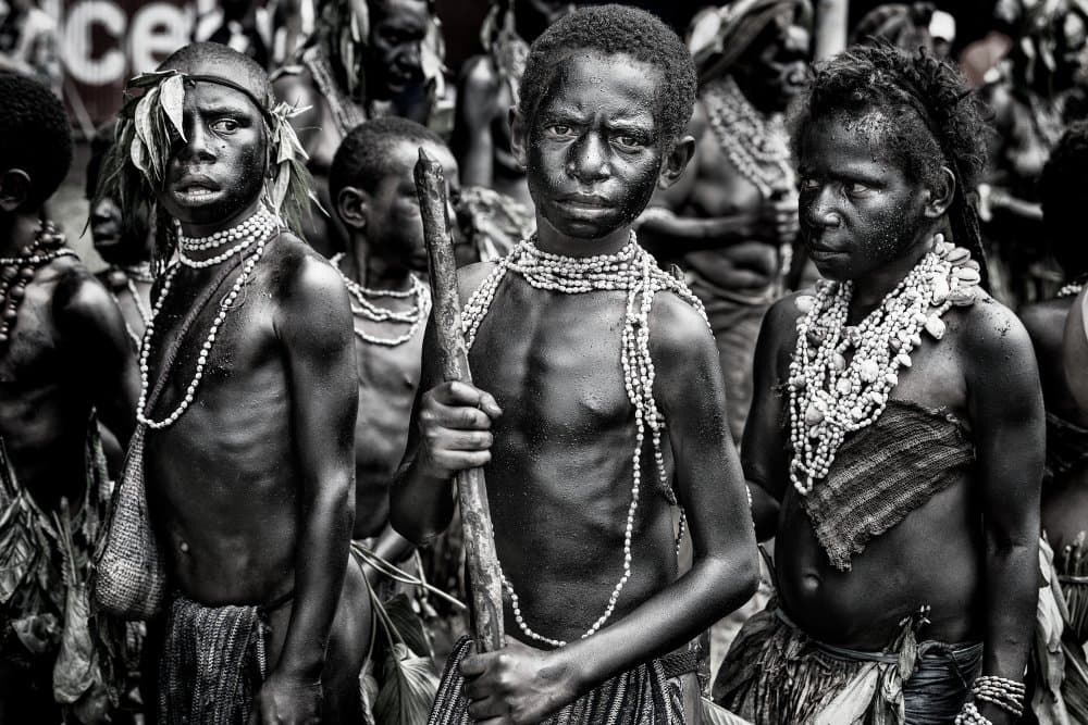 Tribal Group Portrait by Joxe Inazio Kuesta Garmendia — canvas wall art