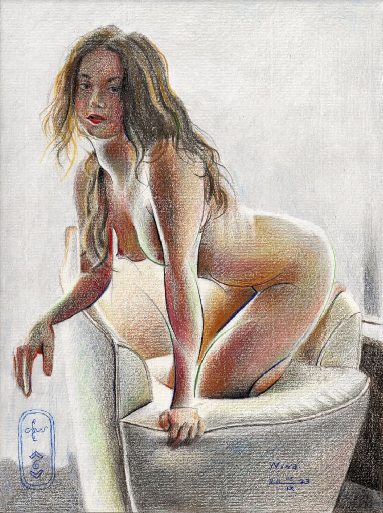 Sensual Female Form by Corné Akkers — canvas wall art
