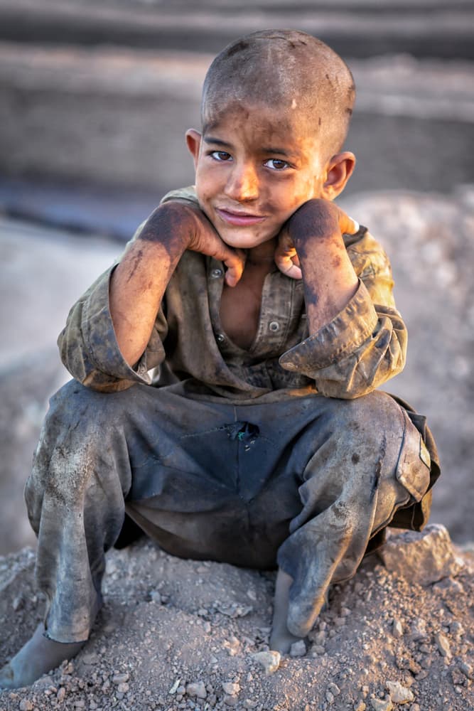 Dirty Boy's Smile by Mohammadreza Momeni — canvas wall art