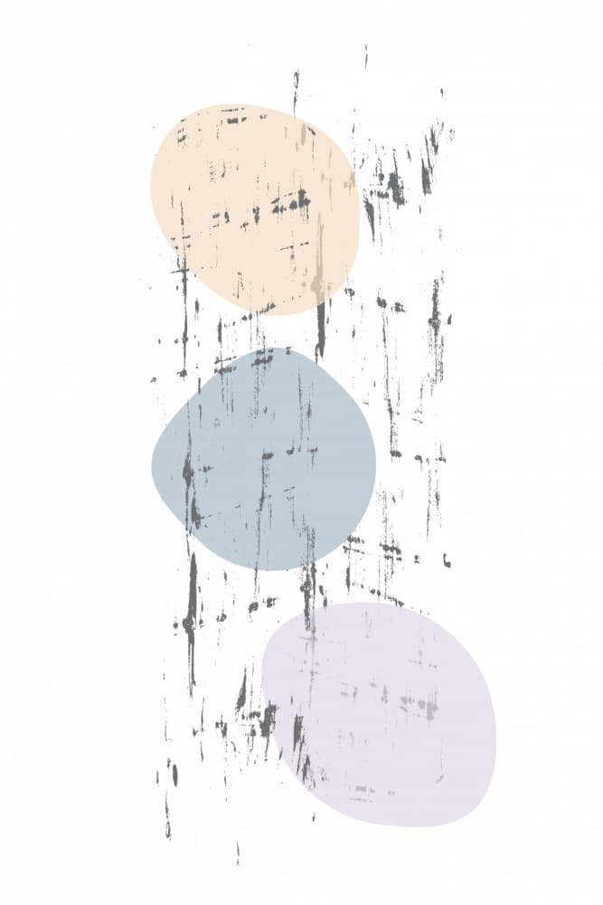 Soft Abstract Shapes by Melanie Viola — canvas wall art