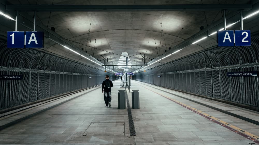 Lone Station Passage by Andy Bauer — canvas wall art