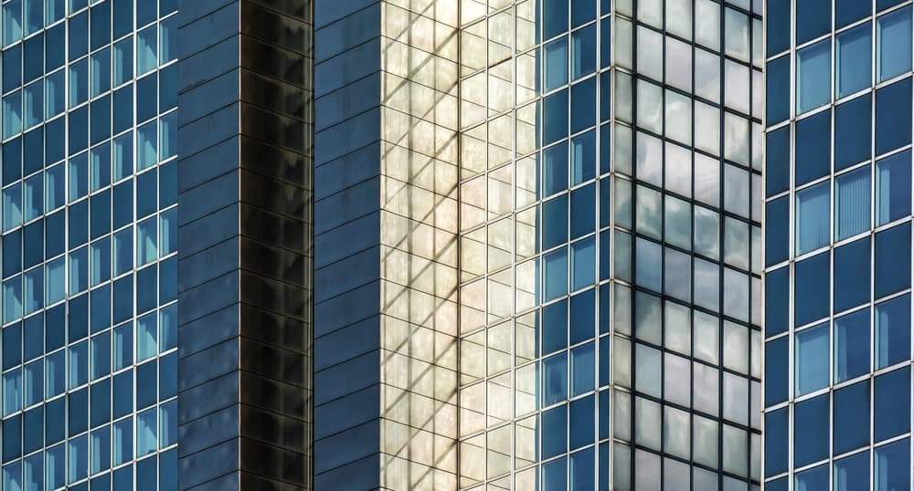 Modern Glass Facade by Lus Joosten — canvas wall art