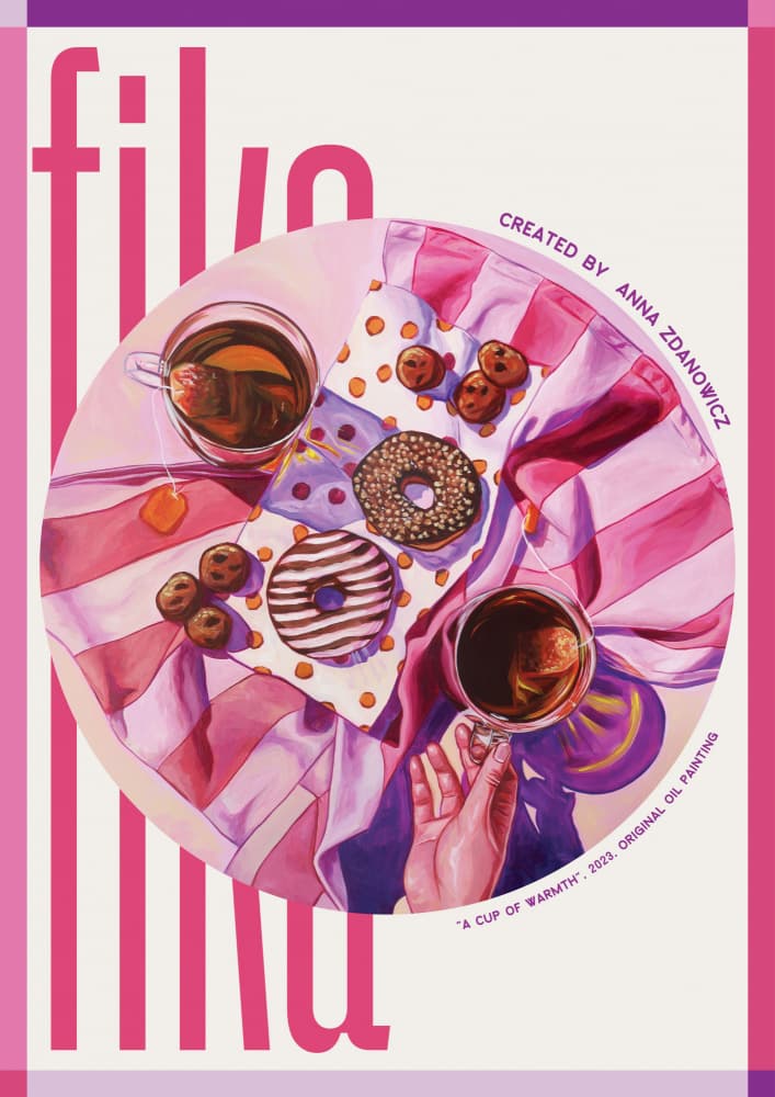 Cozy Tea and Donuts by Anna Zdanowicz — canvas wall art