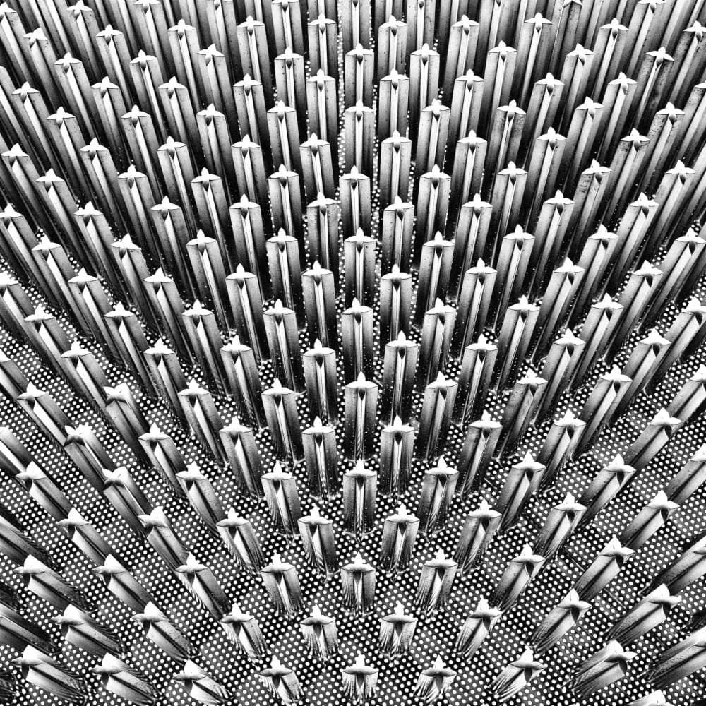 Radiant Metallic Spikes by Harry Verschelden — canvas wall art