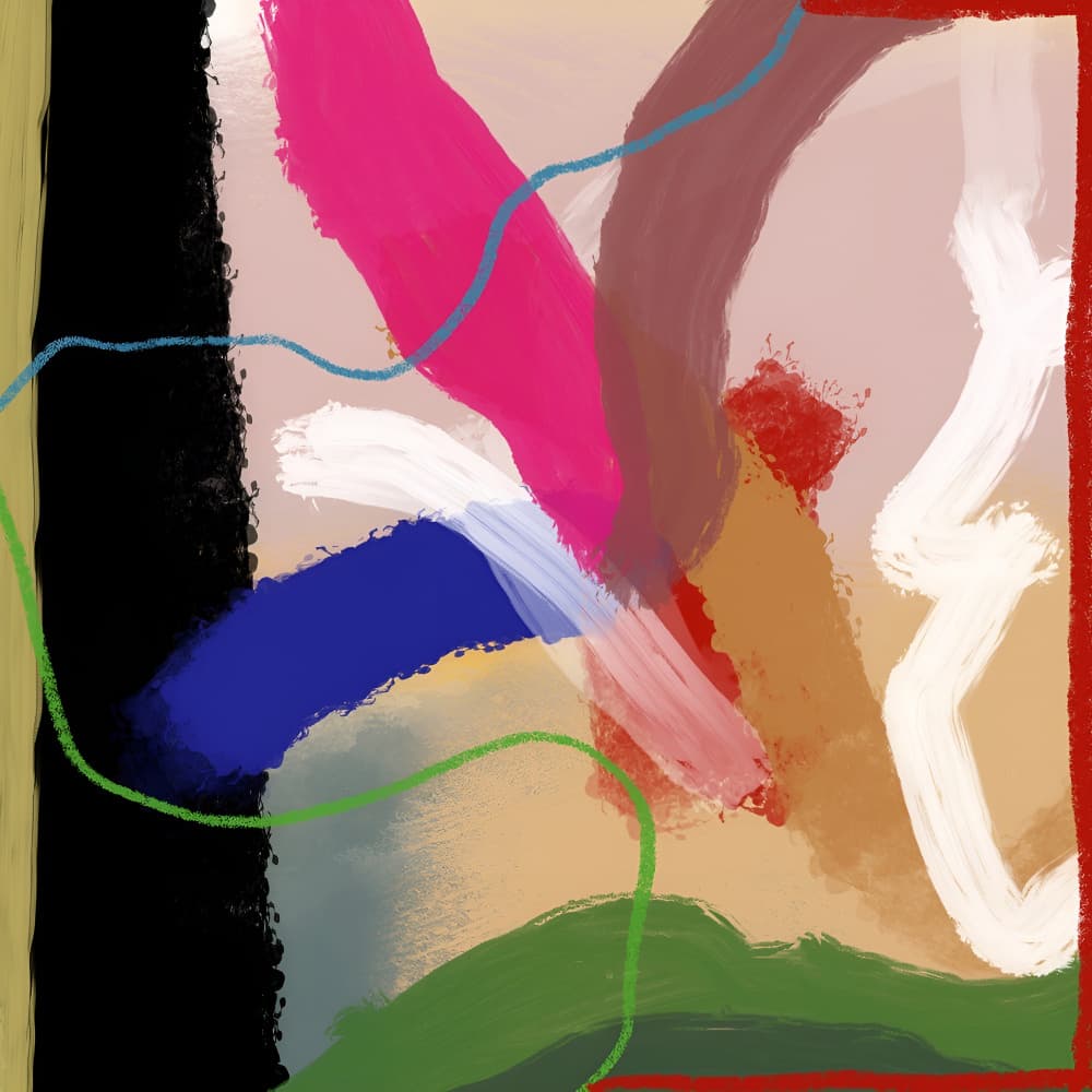 Abstract Color Play by Cesare Bellassai Art — canvas wall art