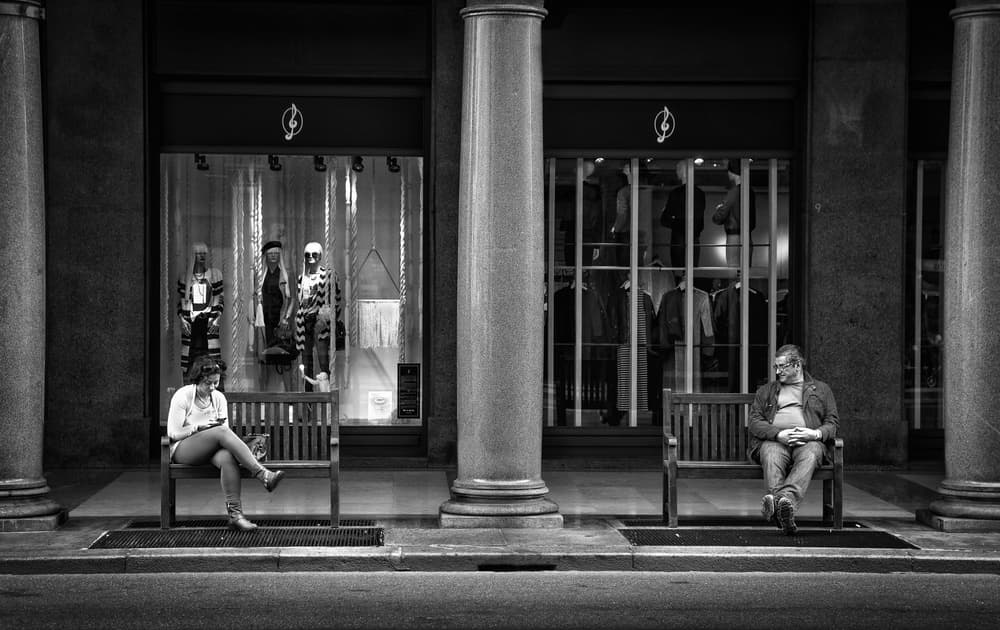 City Street Solitude by Giorgio Toniolo — canvas wall art