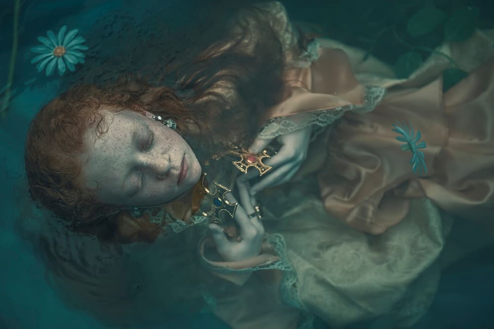 Ethereal Water Slumber by Ewa Cwikla — canvas wall art