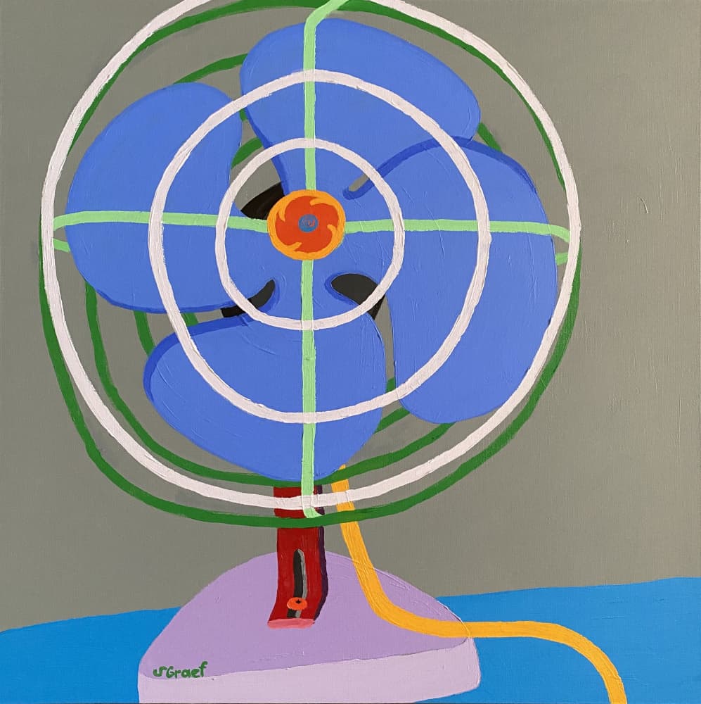 Vintage Fan by Sue Graef — canvas wall art