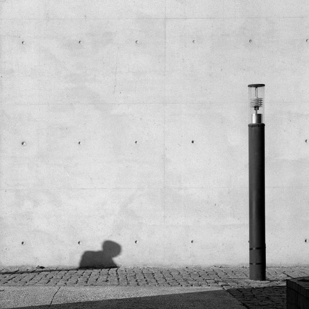 Concrete Wall Shadow by Nana Sousa Dias — canvas wall art