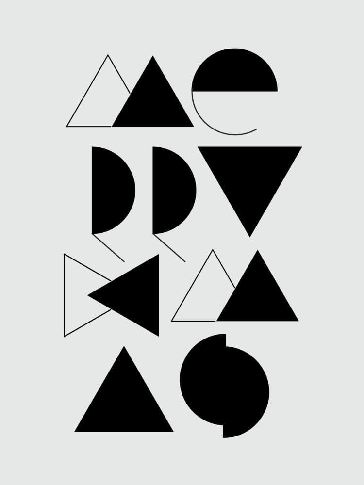 Modern Abstract Geometry by Nilesh Kulkarni — canvas wall art