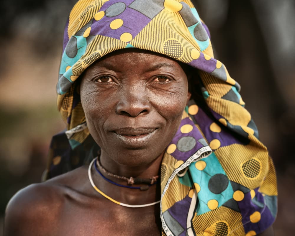 Authentic African Smile by Tori E Bohn — canvas wall art