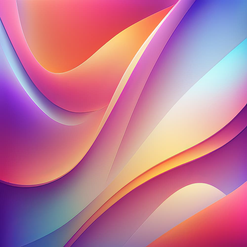 Vibrant Abstract Waves by Bilge Paksoylu — canvas wall art