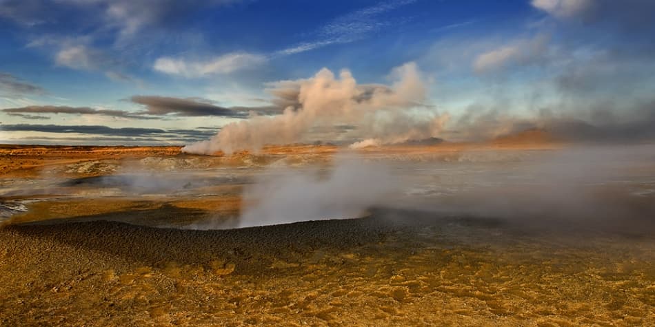 Dramatic Geothermal Landscape by Jure Kravanja — canvas wall art