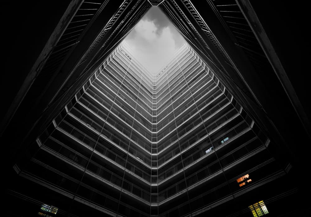 Architectural Sky Opening by Fabrizio Massetti — canvas wall art
