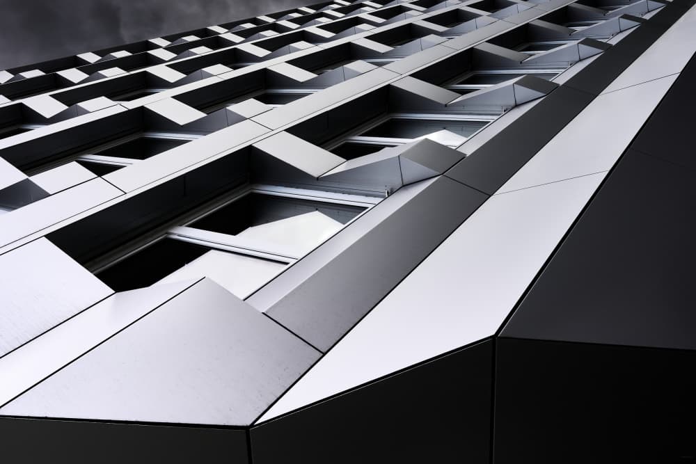 Modern Geometric Architecture by Drazen Sokac — canvas wall art