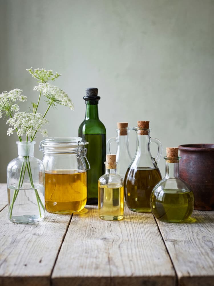 Natural Oils and Flowers by Andreas Magnusson — canvas wall art