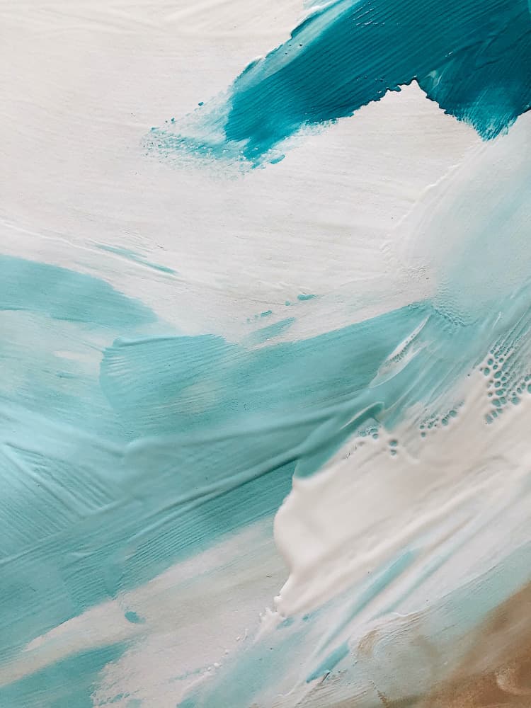 Abstract Ocean Flow by Ejaaz Haniff — canvas wall art