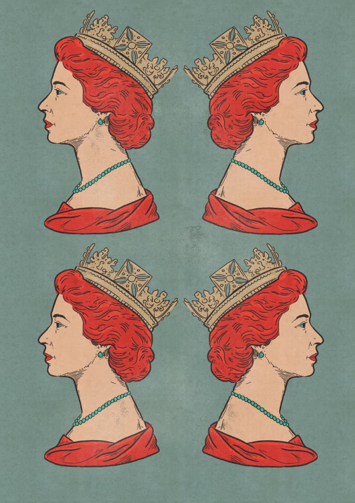 Regal Queen Profile by Nicholas — canvas wall art