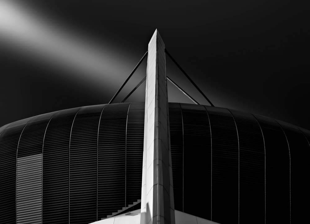 Sleek Stadium Dome by Greetje van Son — canvas wall art