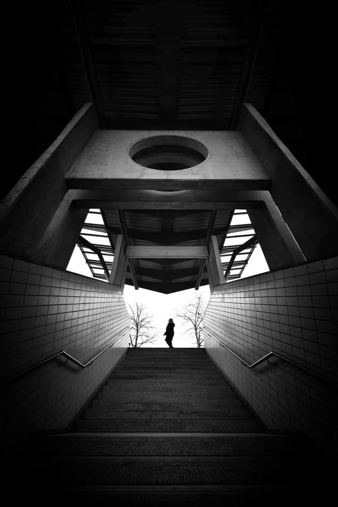 Stairway To Light by Jorge Pimenta — canvas wall art