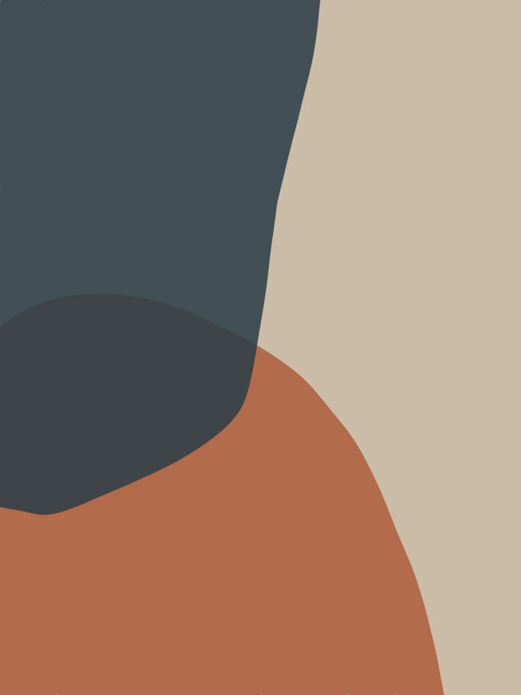 Earthy Organic Shapes by Studio Palette — canvas wall art