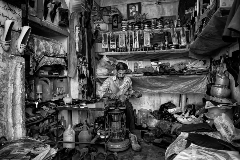 Traditional Cobbler Shop by Mohammadreza Momeni — canvas wall art