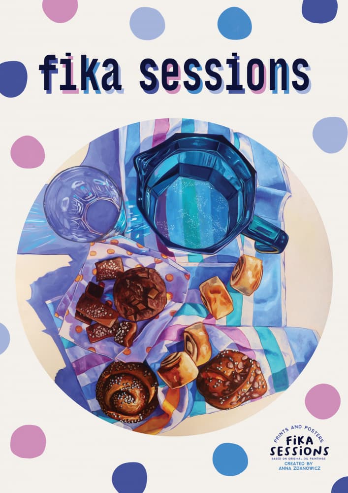 Fika Sessions Treats by Anna Zdanowicz — canvas wall art