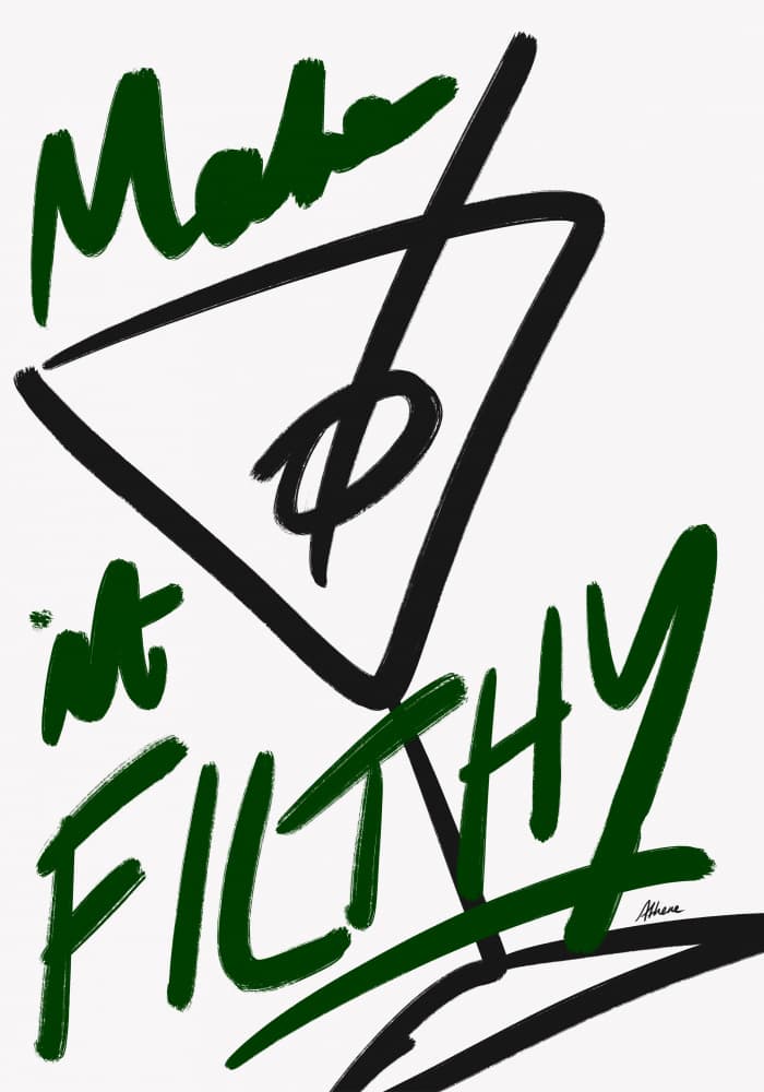 Make it Filthy! by Athene Fritsch — canvas wall art