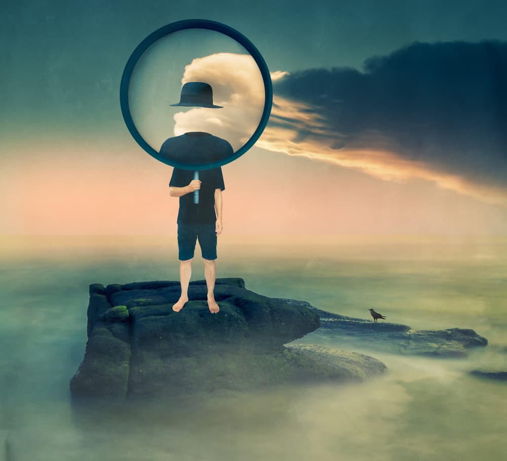 Surreal Search For Self by Biao Huang — canvas wall art