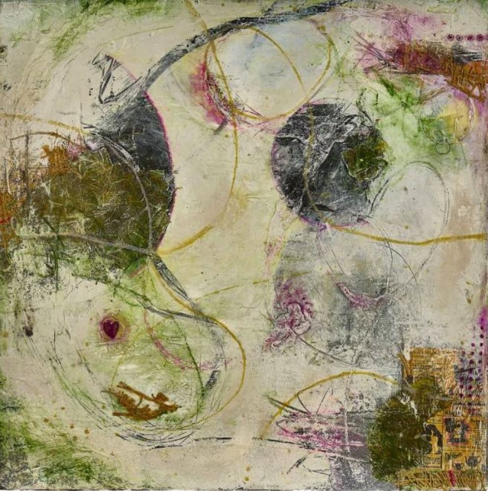 Organic Abstract Layers by Deb Chaney — canvas wall art